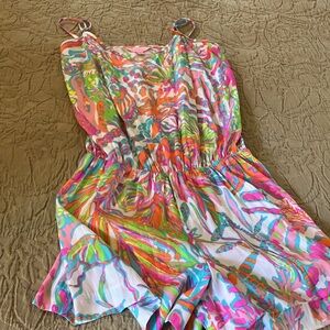 Lily Pulitzer size m one piece romper shorts